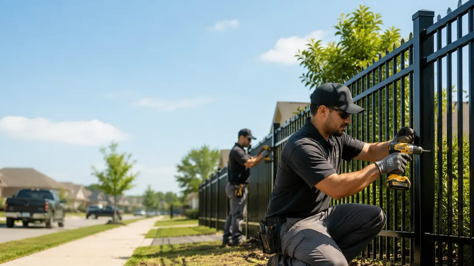 Metal Fence Installation in Fresno, TX